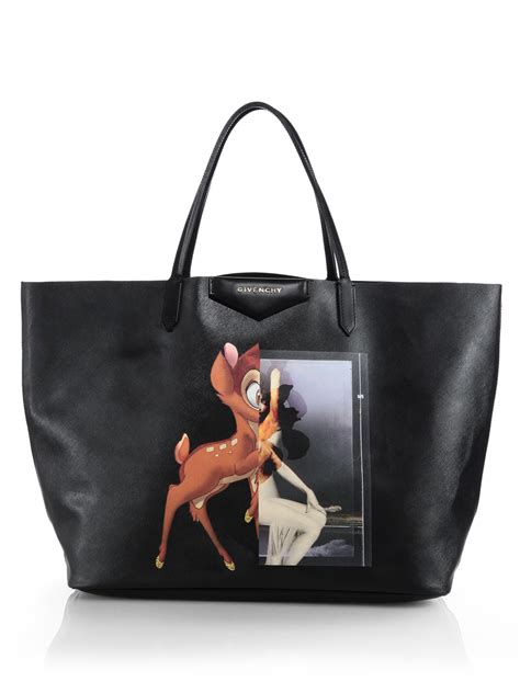 givenchy shopper tote bambi|Givenchy tote bags on sale.